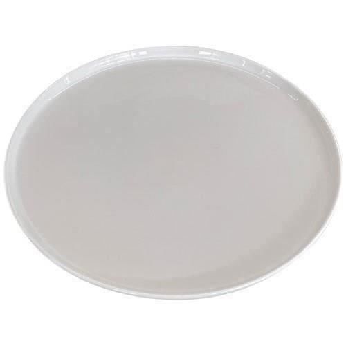 GIRARD Plat à tarte porcelaine - 30 cm - Blanc