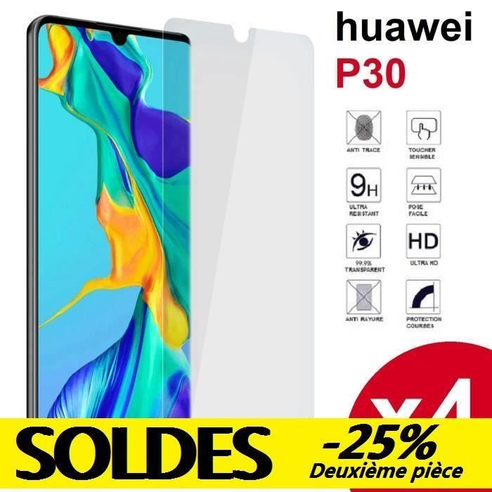 Protection D'écran Verre Trempé TM Concept Crystal Pour Huawei P30 - 3 Couches, Anti-choc Et Anti-rayures