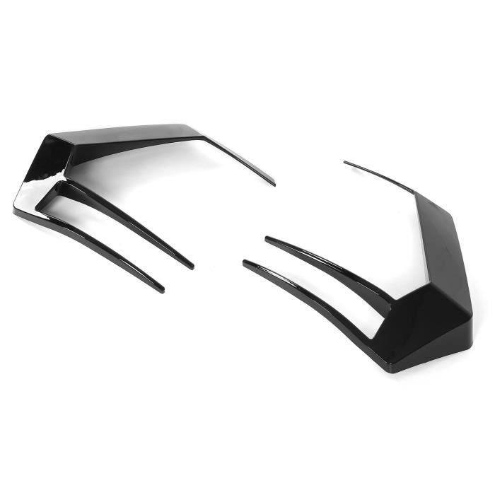 Lot De 2 Cache-Feux Clignotants Moto Harley - Style Visor Noir Brillant Et Transparent 2000-2023