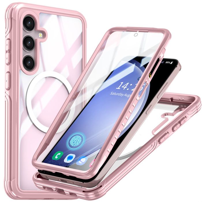 INF Étui mobile pour Samsung Galaxy série S24 Rose Samsung Galaxy S24