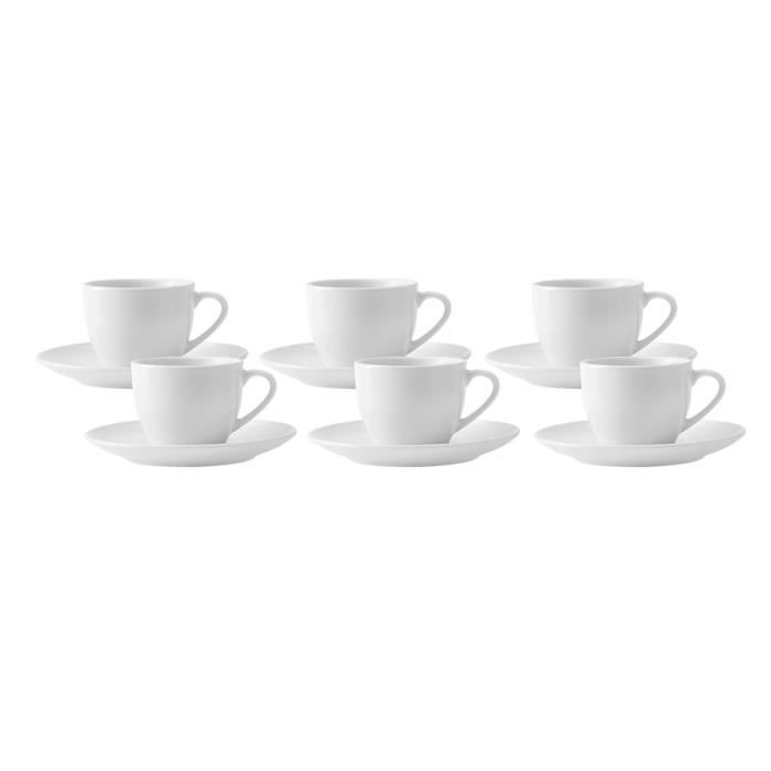 Soucoupes En Verre Leonardo Napoli - Lot De 6 - Ø 11 Cm - Lavables Lave-vaisselle - Pour Tasses à Expresso