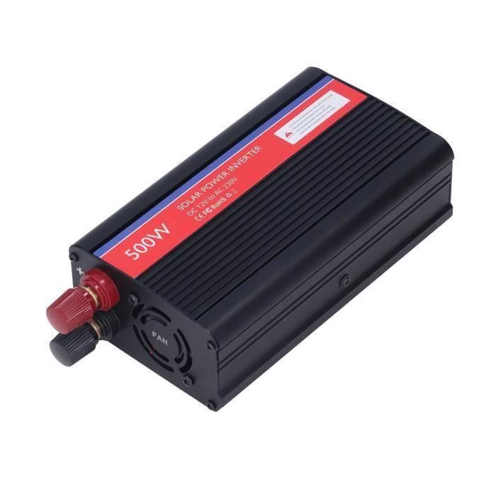 Betian-Onduleur de voiture Onduleur 12V DC Entrée 230V AC Sortie 500W ...
