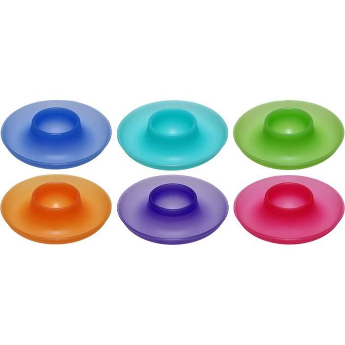 4 Coquetiers En Bois Tourné Vintage