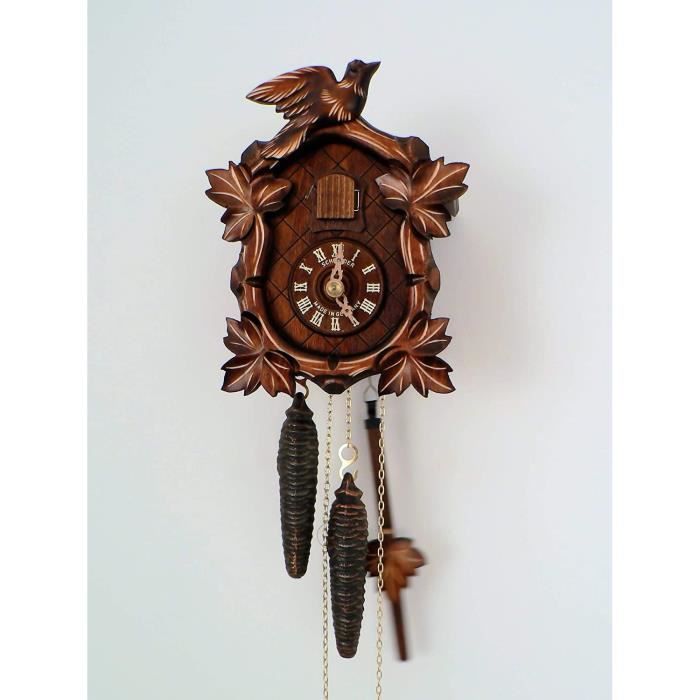 Cadran Bois Pour Pendule à Coucou - Forêt Noire - ø 6 Cm - Marron/jauni