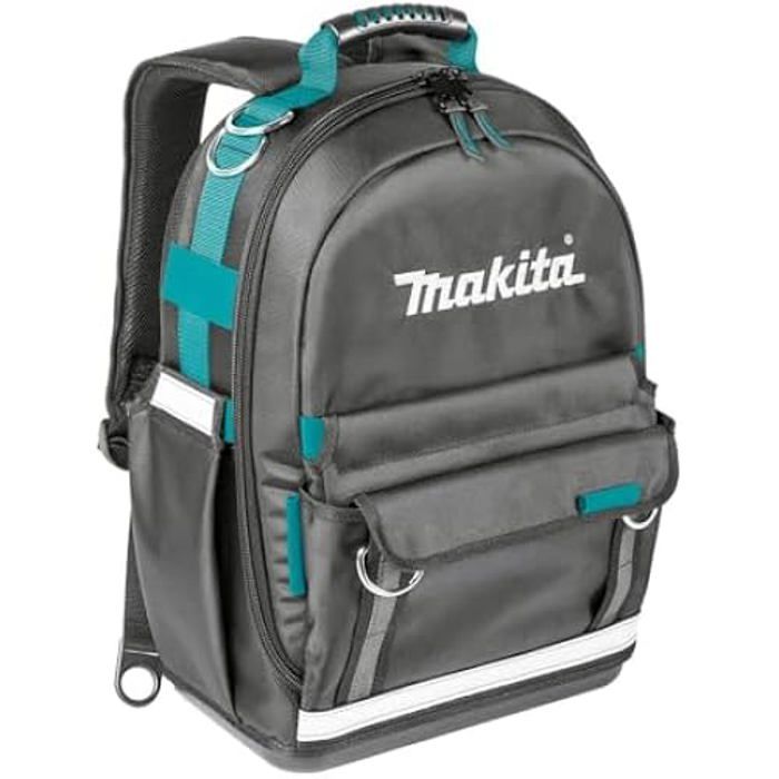 Sac à dos MAKITA E 15481 Polyester résistant Fond étanche Bandes réfléchissantes