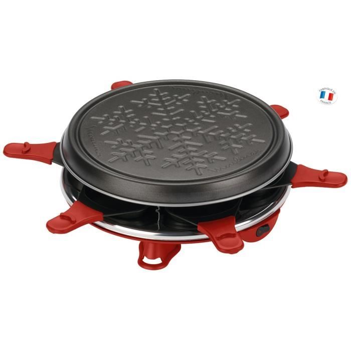 MOULINEX RE160811 Appareil à raclette Accessimo 6 personnes - Rouge -  Cdiscount Electroménager