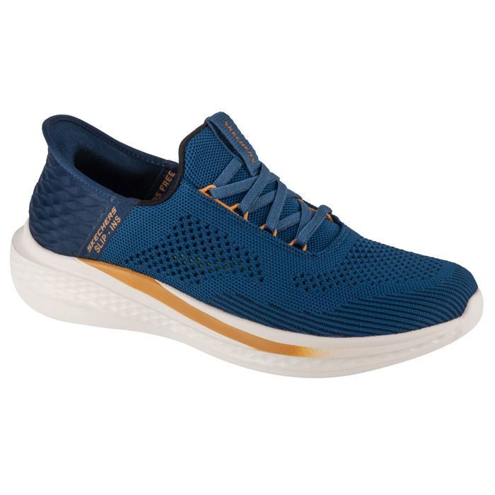 Skechers Chaussures - SKECHERS - Slade Quinto - Blanc - Lacets - Textile