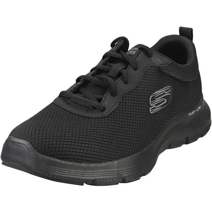 Baskets Skechers FLEX ADVANTAGE 4.0 PROVIDENCE Homme Noir Noir Cdiscount Chaussures