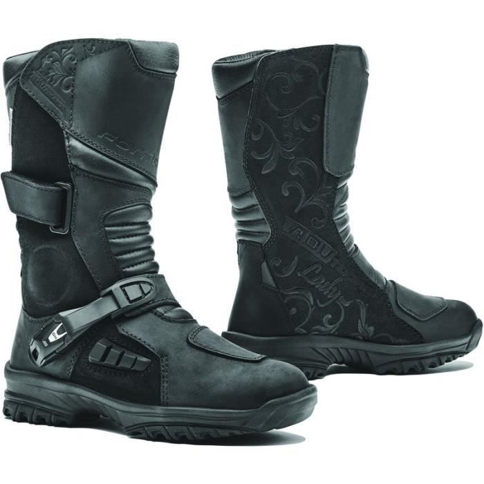 Forma FORT54W9939 Bottes Moto Horizon WP Homologuée CE, Noir