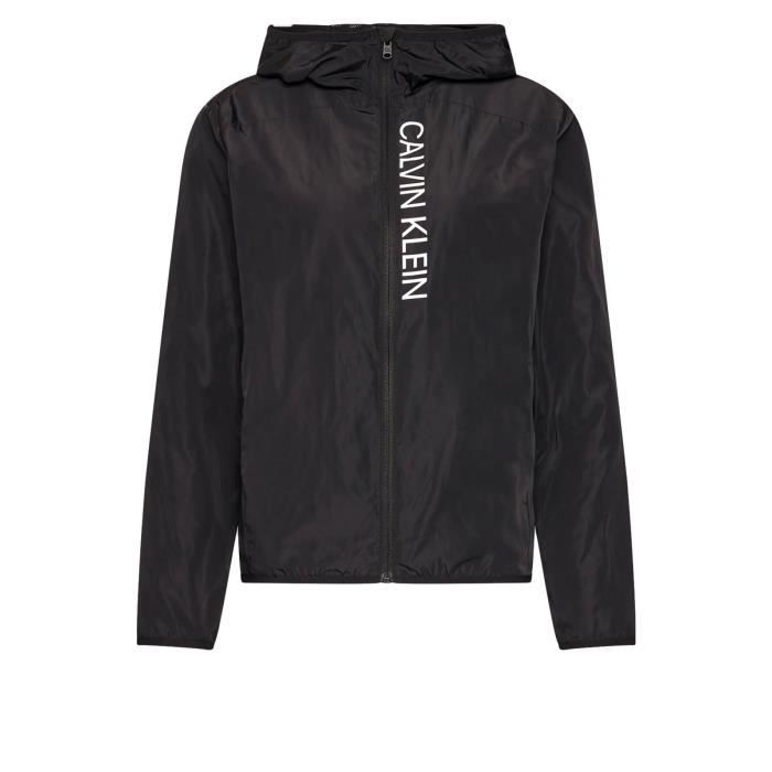 Coupe vent Performance Calvin klein Femme Noir Cdiscount Pret a Porter