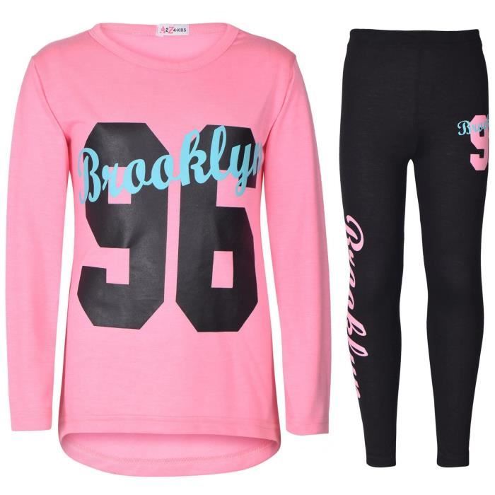 Leggings Imprimés Pour Fille 3-11 Ans - Tissu Stretch Doux - Pour Danse, école, Quotidien - 5 Motifs Au Choix - Cadeau Anniversaire Ou Noël - 2