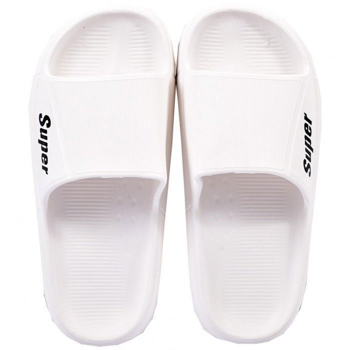 Claquette Piscine Femme UPER SD8157 Blanc Sechage Rapide et Antiderapante