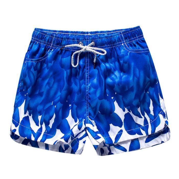 Maillot de Bain Homme Plage Double Couche Plage Maillot de Bain à
