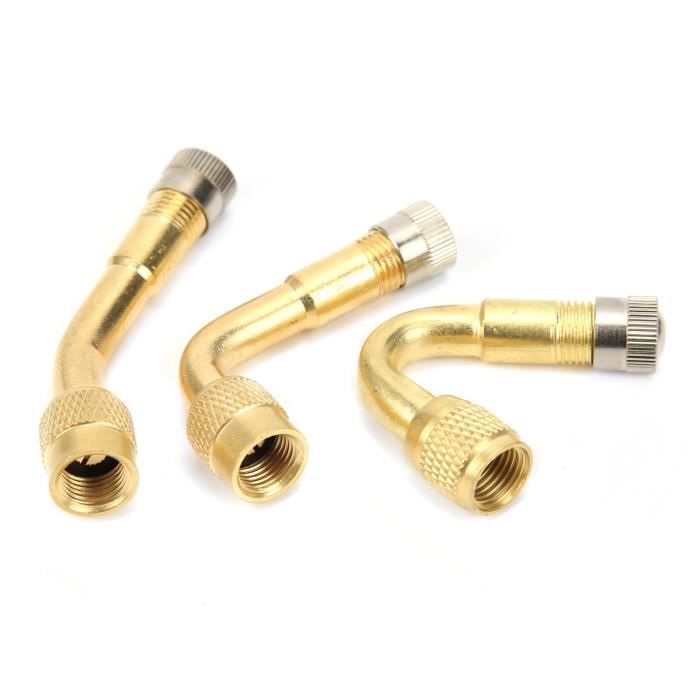 Prolongateur De Valve - Flexible De Gonflage, Caoutchouc Et Laiton, Pour Pneus Voiture, SUV, Moto