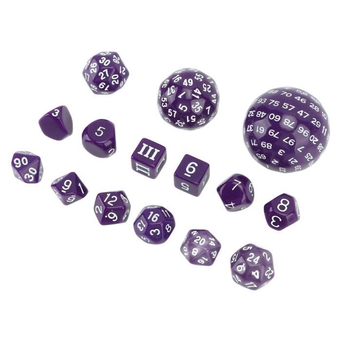 Jeu de dés Rpg polyédriques Galaxy 7, adapté aux dés de jeu de rôle Dragon et Du