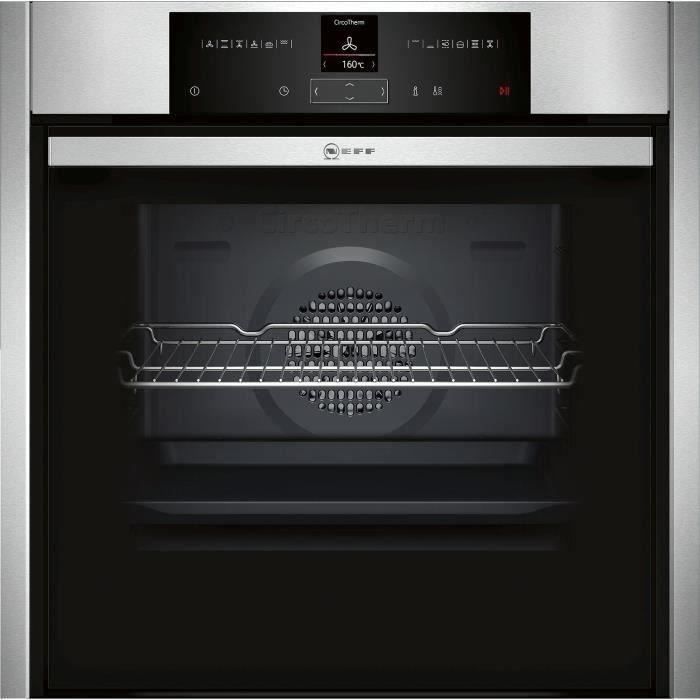 NEFF - B6AVH7AN1 - Four pyrolyse Added Steam avec porte escamotable - Ligne  N50 - 9 modes de cuisson dont