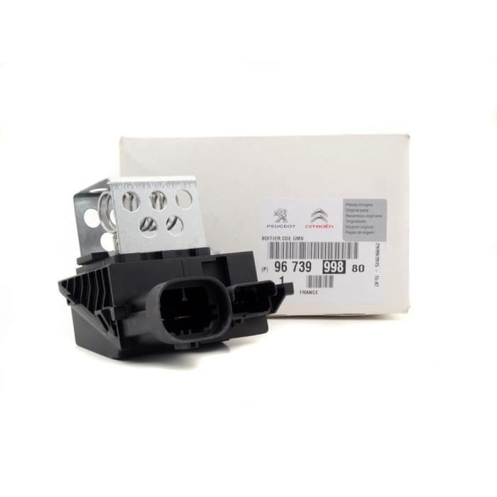 Résistance de relais de ventilateur de radiateur SmartSense pour C4 /  Picasso/Berlingo 9673999980 : : Auto et Moto