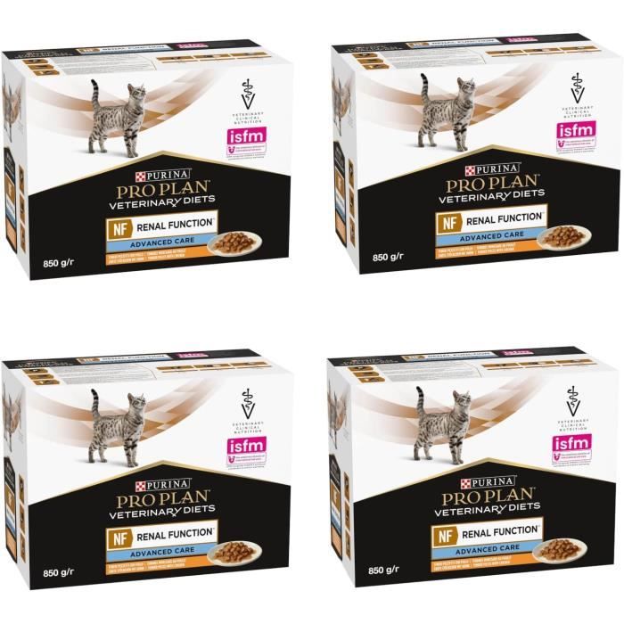 Aliment diététique complet - PURINA - PRO PLAN Veterinary Diets NF - Soin rénal - 85 g - Chats adultes