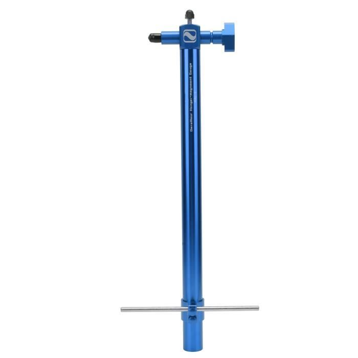 Pwshymi Jauge d'alignement de patte de dérailleur Outil de jauge d'alignement de cintre de dérailleur de vélo sport outillage Bleu
