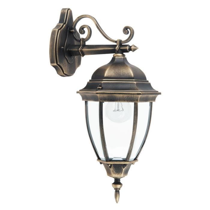 Applique luminaire mural lampe terrasse jardin éclairage IP44 espace extérieur