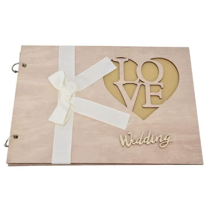 Livre D'or De Mariage Personnalisé, Cadre Vintage Alternatif Avec