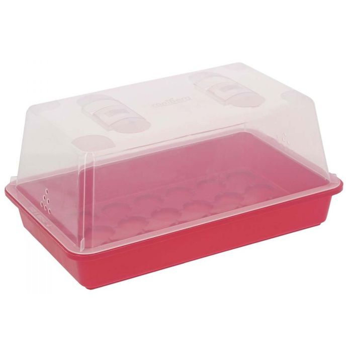 Mini serre non chauffante en plastique 38 x 24 x