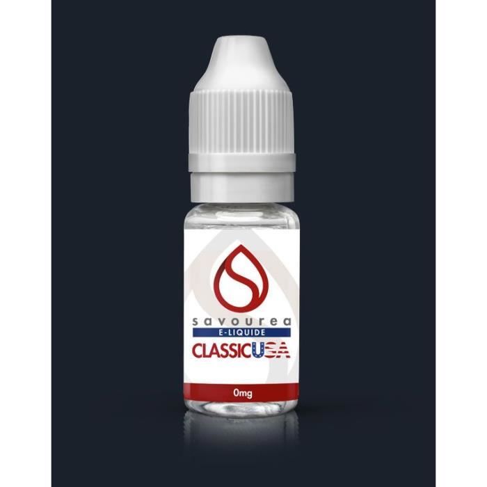 Lot 10 e-liquides Savourea Tabac Classic USA 3 mg - Cdiscount Au quotidien