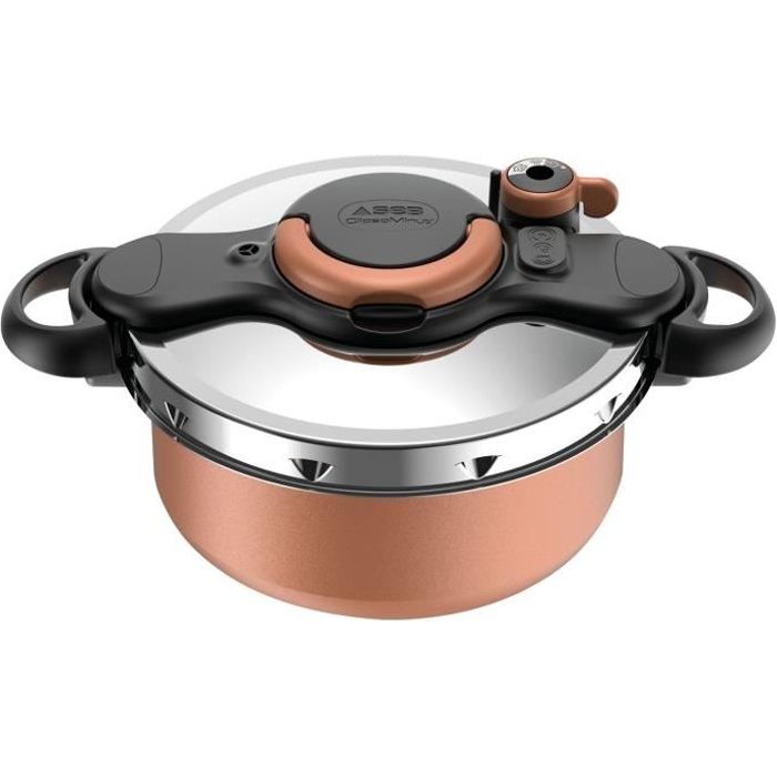 Autocuiseur Seb CLIPSOMINUT® DUO 5L COCOTTE-MINUTE INDUCTION P4705101