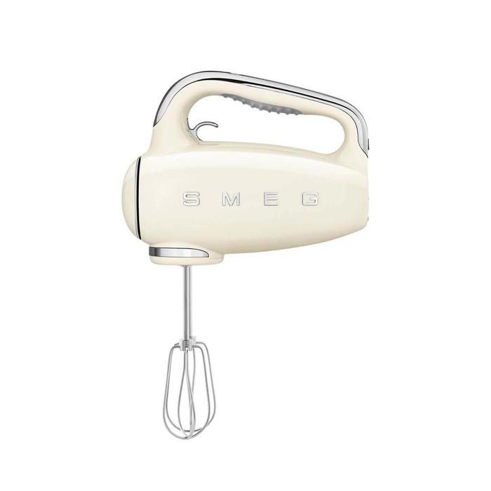 Mixeur à main - SMEG - HMF01CREU - 9 vitesses - 250 W - Compatible lave-vaisselle