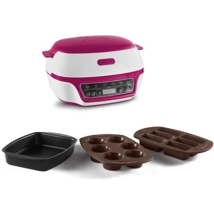 Tefal Kd801811 Cake Factory Machine Intelligente A Gateaux Blanc Rose Cdiscount Electromenager