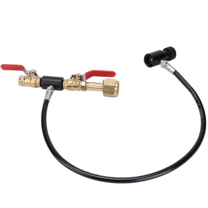Futihana Adaptateur Bouteille CO2 M10x1 Vers W21.8-14 DIN477 - Régulateur Gaz Fait Maison, Compatible Europe, Corée, Australie & NZ