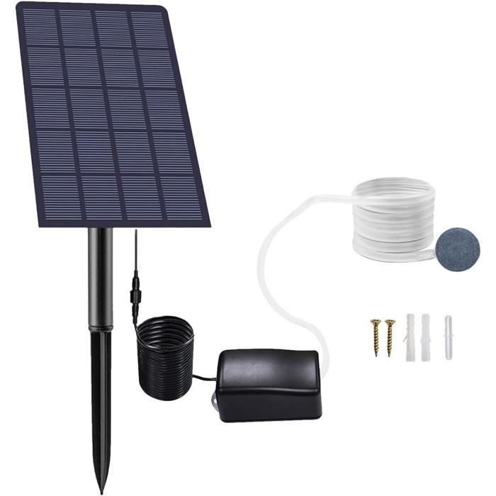 Pompe A Air Solaire Pompe à Oxygène Solaire 2,5W - Aérateur Pour Aquarium, Bassin, Pêche - Portable Pompe Bassin Solaire Avec Batterie Pompe A Air Solaire Pompe à Oxygène Solaire 2,5W - Aérateur Pour Aquarium, Bassin, Pêche - Portable Pompe Bassin Solaire Avec Batterie