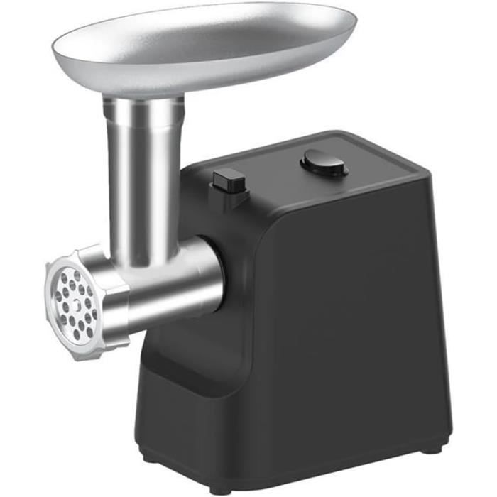 Mini hachoir électrique à viande 500 W et capacité 2 L avec 2 têtes et