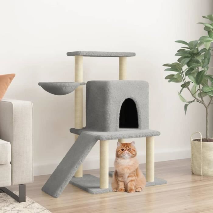 vidaXL Arbre à chat avec griffoirs en sisal 96 5 cm - vue 2