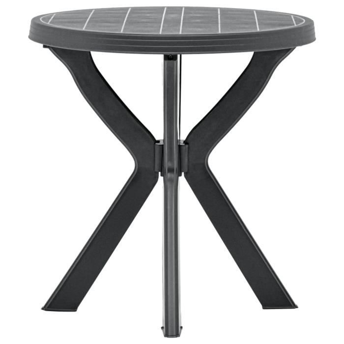 vidaXL Table de bistro Ø70 cm - vue 3