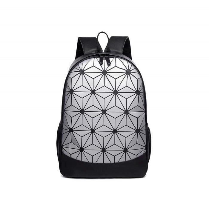 Sac Dos G om trique Diamant Laser Sac Dos De Grande Capacit