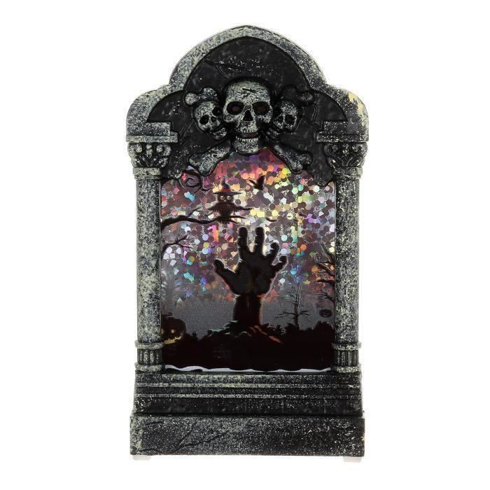 Décoration Halloween Fantôme Suspendu Squelette Lumineux - Pour Intérieur Ou Extérieur - 25 Cm - Alimentation Piles