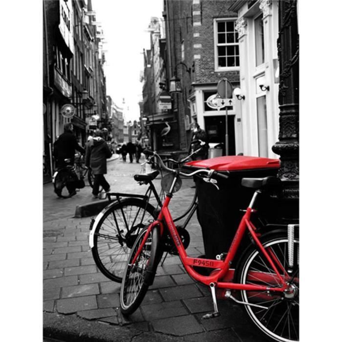 ZHXXFD 5D Diamond Painting Strass Complet Grand Format 55x80Cm Paysage D'Hiver Enneigé Grande Taille Broderie Diamant Kit Point De Croix Mosaïque Enfants