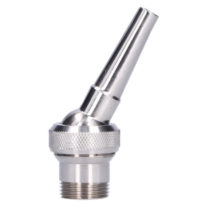 Buse Fontaine En Laiton G3/4 Filetage Femelle 25mm - Jet En Éventail Plat (Bec De Canard), Pour Bassin, Jardin, Parc