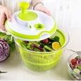 Essoreuse à Salade Design Rapide sans BPA pour sécher et égoutter la Salade et Les légumes, Grande capacité 5 L,Passe au Lave-1