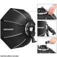 Softbox Octagonal Neewer 65cm avec Monture Support S-Type pour Canon Nikon TT560 NW561 NW562 NW565 NW62-1