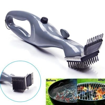 Brosse De Nettoyage Barbecue Acier Inoxydable BESTonZON - Nettoyeur Gril Long Manche