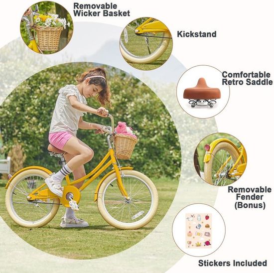 glerc fantacy 12 14 16 18 Vélo enfant 20 pouces Maroc