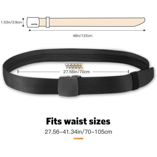 Ceinture Portefeuille Porte Monnaie de Voyage Antivol Cache de L