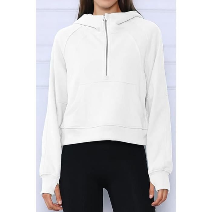 Sweat demi zippé 2025 femme