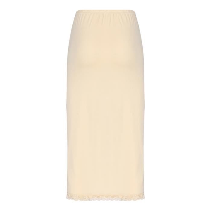 YIZYIF Femme Jupon sous Robe Jupe Sculptante Fond de Jupe Lingerie Sous vetement Type B Ecru Ecru Cdiscount Pret a Porter