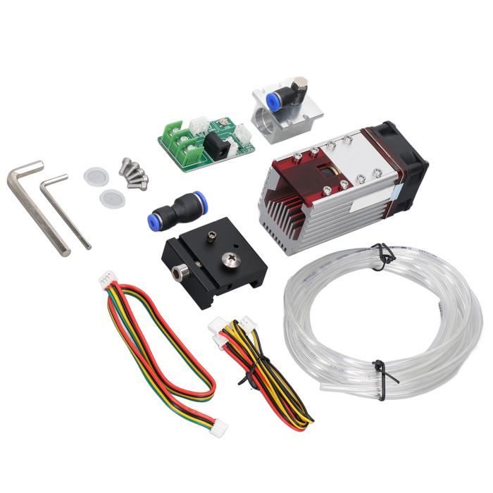 Tête Laser 15000 MW Pour Graveur CNC - Module K40B45W-A - 450-460nm - Made In Chine