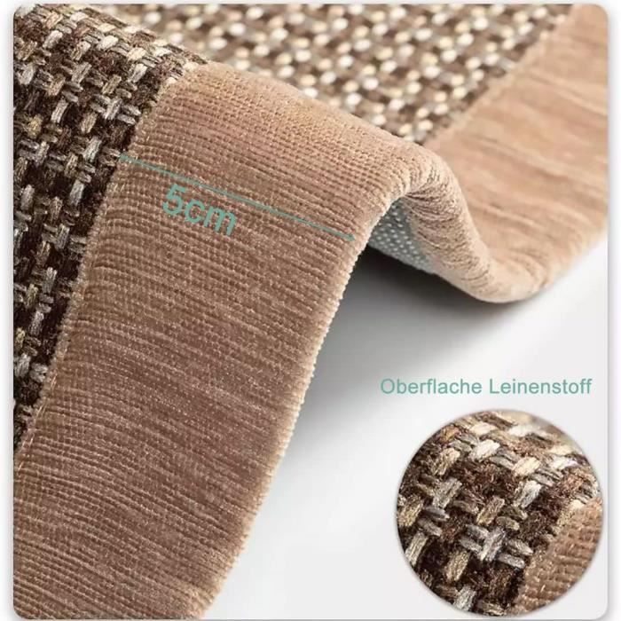 Tapis De Cuisine Antidérapant Farsky 50x120cm - Lavable En Machine, Absorbant Gris