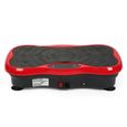 Plateforme Vibrante Oscillante Professional Vibro Shaper Power Plate, Rouge/Noir Équipement d'exercice de la plate-forme-2