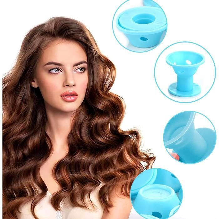 40 Pièces Rouleau Bigoudis Cheveux, Rouleau Cheveux Sans Chaleur, Cheveux Rouleaux Ensemble